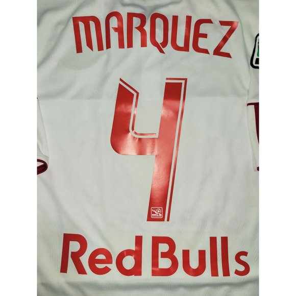 Marquez New York NY Red Bulls 2010 2011 DEBUT Soccer Jersey Shirt L SKU# P57131 - Picture 3 of 6